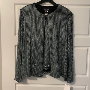 🆕 Xscape 2-piece shirt and jacket, large, NWT